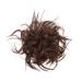 Medium Brown Extensions Updo Hair Scrunchie | Ponytail Hairpiece & Hair Tie for Effortless Styles - Buy Online on GoSupps.com