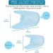 Sumifun 16-Pack Gel Toe Separator Bunion Corrector & Relief - Blue Toe Spacers for Overlapping Toes - Medium & Large Sizes - Buy Online on GoSupps.com