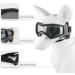 PETLESO Dog Goggles with Helmet Set | 2-Piece Black Dog Goggles & Helmet for Small & Medium Dogs - UV Protection & Safety - Buy Online on GoSupps.com