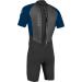 O'Neill Men's Reactor-2 2mm Short Sleeve Spring Wetsuit - Black/Abyss, Medium - Buy Online on GoSupps.com