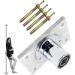 PRIORMAN Pole Dance Fixed Plange Plate - Ceiling Mount for Pole Dancing | Rectangular Pole Top Plate for Safety and Stability - Buy Online on GoSupps.com