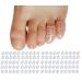 THUCHENYUC Silicone Toe Protectors Clear Silicone Anti-Friction Toe Protector Gel Toe Protectors Breathable Toe Covers Little Caps Guards Toe Sleeves for Men Women (Color : 100pcs)