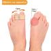 Soft Washable Toe Separators for Women Men - Pain Relief & Hammer Toe Correction - Overlapping Hallux Valgus Bunion - 1 Pair Small - Buy Online on GoSupps.com