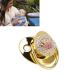 Bling Silicone Baby Pacifier for 6-18 Months | Ultra-Light Soft & Breastfeeding-Friendly (Gold) - Buy Online on GoSupps.com