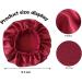 Satin Silk Hair Bonnet for Women - Black Red Pick | Sleep Bonnet for Healthy Hair - Buy Online on GoSupps.com