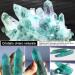 HINATAA Crystal Water Bottle 550ml | Detachable Healing Natural Quartz | Emerald Green - Eco-Friendly & Elegant Design for Wellness - Buy Online on GoSupps.com