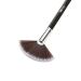 Nanshy Highlighter Fan Makeup Brush - Professional Blush & Bronzer Fan Brush - Vegan & Cruelty-Free - Onyx Black - Buy Online on GoSupps.com