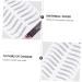 SKISUNO 12 Sheets Waterproof Eyebrow Stickers Black Stickers Makeup Brow Sticker Temporary Brow Tattoos Hair 1 count (Pack of 1) Black - Buy Online on GoSupps.com
