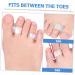 Healvian Silicone Tool 4 Pairs Separator Thumb Brace Gel Cushion for Sitting Thumb Splint Spacers Silicone Bunion Splint Sebs White Spacers for Feet Hammer for Men Tools for Men - Buy Online on GoSupps.com