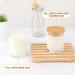 GOTIDEAL 12 Pack 6 oz Frosted White Candle Jars with Bamboo Lids - Bulk Empty Containers for Candle Making Supplies - Buy Online on GoSupps.com