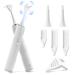 Electric Flosser for Teeth: with 4 Speeds and 50 Replacement Heads Instead of Water Floss and Floss Picks as Gum Stimulator Tongue Cleaner Dental Tools for Adults & Kids
