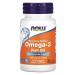 Now Foods - Omega-3 Molecularly Distilled | High Concentration Fish Oil for Heart Health and Brain Function - 30 Capsules