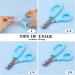 2 PCS Scissors-Shaped Pill Cutter - Sharp Blade Pill Splitter with Ergonomic Handle for Accurate Tablet Division - Ideal for Vitamins & Pills - Buy Online on GoSupps.com