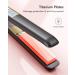 Wavytalk 100% Pure Titanium Hair Straightener | Dual Voltage 1 Inch Flat Iron | Silky Hair Instantly | 170 -450 | Matt Black - Buy Online on GoSupps.com