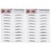 FRCOLOR 2pcs 3d Eyebrow Stickers Eye Brow Shaping Kit Stick-on Eyebrow Makeup Tools Artificial Man