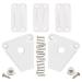 NeverBreak Parts - Igloo Cooler Replacement Parts - Large Repair Kit | High Strength Igloo Cooler Hinges Replacement with Latches | Ice Chest Repair Kit White