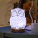 Inrorans 200ml Ceramic Owl Aromatherapy Diffuser | Ultrasonic Cool Fog Essential Oil Humidifier with LED Night Lights - 7 Color Changing - Buy Online on GoSupps.com