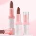 Metallic Dark Brown Lipstick Liner Set - Long Lasting Glitter Diamond Lip Color | Full Coverage Non-Stick Makeup for Women - Buy Online on GoSupps.com