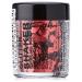 Stargazer Chunky Glitter Shaker Red. Cosmetic glitter for use on the eyes lips face body hair and nails.