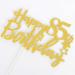 Tenhaisi Gilttery Gold Happy 85th Birthday Cake Topper Cake Topper for 85 Birthday Fabulous 85th Birthday Decoration - Buy Online on GoSupps.com