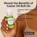 Rii Naturals Castor Oil Roll On Cold Pressed Castor Oil Helps Promote Fuller Lashes & Brows All-Natural Hexane Free Travel-Friendly Hydrates Dry Skin & Cuticles - Buy Online on GoSupps.com