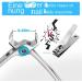 Large Nail Clippers Toenail Clippers for Seniors Stainless Steel Toenail Cutter Portable Nail Cutter with Long Handle and Metal Nail File Ergonomic Nail Clippers with Bevelled Head Silver - Buy Online on GoSupps.com