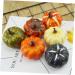 ABOOFAN 18 Pcs Statue Decor Flash Suit Artificial Mini Pumpkins Halloween Decor Painted Pumpkins Cat Jack o Lantern Pumkin Figure Pumpkin Decor Miniture Decoration Fake Fruit Set - Buy Online on GoSupps.com