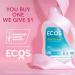 Earth Friendly Products ECOS Hypoallergenic Liquid Laundry Detergent Lavender - 200 Loads, 100oz Bottle (Pack of 2) - Buy Online on GoSupps.com