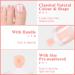 Shop Melliex 120 Piece French Artificial Toenail Kit - Full Cover Nail Tips for Women | 12 Sizes Easy Stick-On & Smooth Finish - International Shipping Available - Buy Online on GoSupps.com