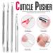 FANDAMEI Professional Nail Cuticle Tools Kit - Cuticle Nippers, Pusher Cutter, Ingrown Toenail File, Nail File, Buffer - 14 Piece Set - Buy Online on GoSupps.com
