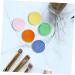 15 Pcs Grafting Eyelash Spacer & Glue Tray - Creative Glass Holder for Eyelash Extensions - 4.4x4.4cm - Buy Online on GoSupps.com