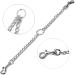 LERTREEUK Double Dog Leash - Stainless Steel 2 Way Chain Coupler for Two Dogs (40cm) | International Shipping - Buy Online on GoSupps.com