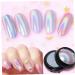 0.5g/Box Holographic Nail Powder Pink Rainbow Nail Dust Glitter Nail Art Powder Women Manicure Tool