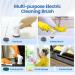 dinio Power Scrubber Upgraded Cordless Electric Scrubber with Short Handle Cleaning Brush with 6 Replacement Parts Brush - Buy Online on GoSupps.com