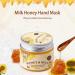 Wax Hand Mask 120g Milk Honey for Dry Cracked Hands - Hand Care & Repair for Rough Skin - Women and Men - Buy Online on GoSupps.com