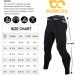 Buy Boomcool Men's Compression Pants - XXL Black/Gray Running Trousers with Pockets for Fitness Gym Yoga & Cycling | International Shipping Available - Buy Online on GoSupps.com