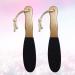 2 Pieces Wooden Foot File - Professional Pedicure & Foot Care Tool for Men & Women - Remove Hard Skin for Soft Smooth Feet - Buy Online on GoSupps.com