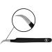 K-Pro Curved Eyelash Tweezers - Professional Stainless Steel for Extensions & Artificial Lashes | International Shipping Available - Buy Online on GoSupps.com