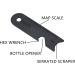DOSMAMZ 5pcs Premium Ferro Rod Scraper | Striker for Ferro Rods & Magnesium Rods - Buy Online on GoSupps.com