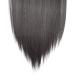 23 Inch Jet Black Clip-in Hair Extensions - 100% Synthetic Hair - 8pcs Set - Buy Online on GoSupps.com