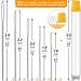 Premium Large Eye Hand Sewing Needles - 25/50 Pack with Threaders | Assorted Sizes Embroidery Needle Set for Sewing Projects - Buy Online on GoSupps.com