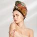 Holiday Christmas Stars Microfiber Hair Towel for Women | Super Absorbent Coral Velvet Quick Dry Wrap for Long Curly & Thick Hair - Buy Online on GoSupps.com