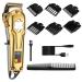 Professional Hair Clippers for Men Professional All-Metal Electric Hair Clippers Hair Trimmer for Men Cordless Barber Hair Cutting Grooming Kit Rechargeable