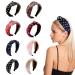 Pearl Twist Velvet Headband for Women Elegant Bling Hair Accessory in Black - Buy Online on GoSupps.com