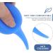 DOITOOL 75ml Ear Syringe for Infant Ear Wax Removal - Rubber Squeeze Bulb Laboratory Tool, Blue - Buy Online on GoSupps.com