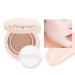 AIR Cushion BB Cream Moisturizing Concealer Long Lasting Foundation Hydrating Natural Brightening Breathable Face Makeup (Pink White)