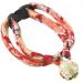 Necoichi Chirimen Temari Dynasty Cat Collar - Handcrafted in Japan - Kimono Fabric Red - Buy Online on GoSupps.com