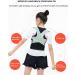 YMGSCC Lumbar Posture Corrector for Back Brace Adjustable Back Support Belt Shoulder Protection Posture Corset Adult(B M) Medium B - Buy Online on GoSupps.com