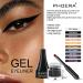 Mysense Matte Cream Brown Eyeliner Gel Pot with Brush Cream Eyeliner Makeup Smooth High Pigmented Matte Eye Makeup Gel Eye Liners for Women 203 Brown Matte Brown - Buy Online on GoSupps.com