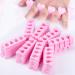 50pcs Foam Sponge Toe Separators Finger Dividers Soft Sponge Finger Divider Spacer Nail Art Manicure Pedicure Tools - Pink